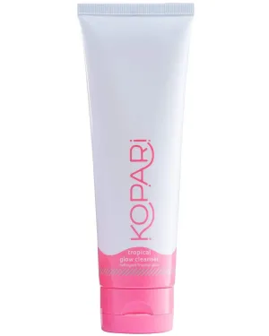Kopari Tropical Glow Cleanser Hydrating Face Wash, Oil Free Gel Makeup Remover, Dermatologist-Tested for All Skin Types, Vegan, Hypoallergenic, Non-Irritating, Cruelty-Free, Paraben-Free | 4.5 oz