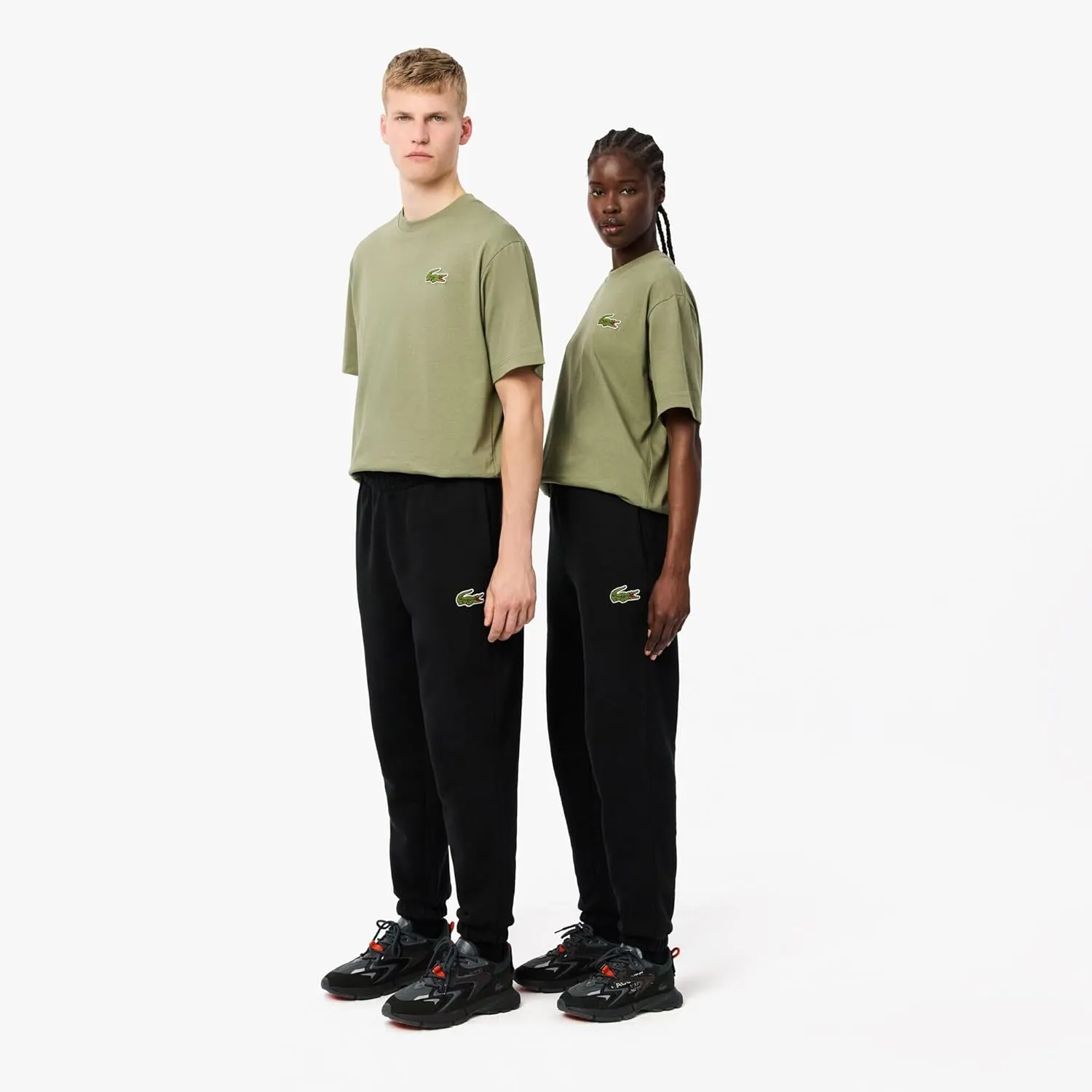 Lacoste Men's Tapered Leg Jersey Pants