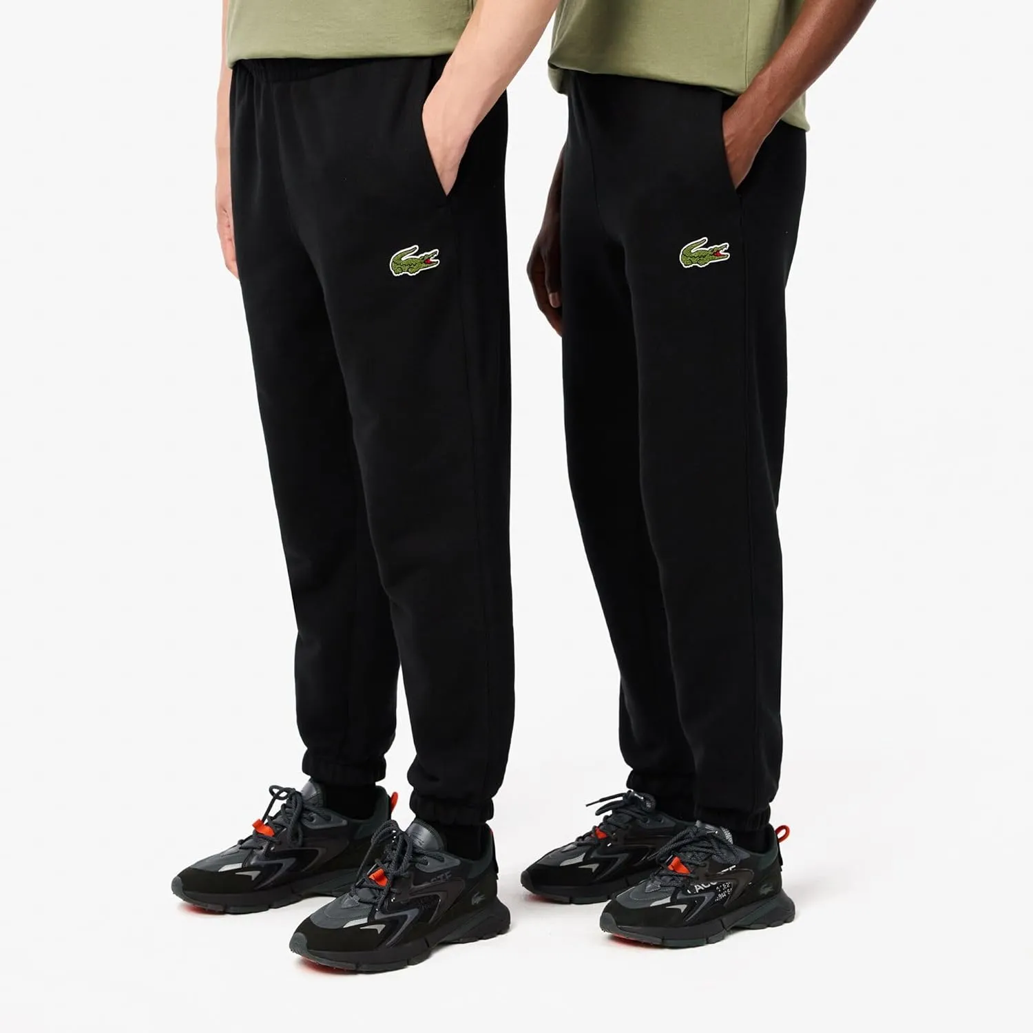 Lacoste Men's Tapered Leg Jersey Pants