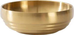 Large Decorative Key Bowl - Entryway Table Key Holder, Home Decor Catch All (Gold)