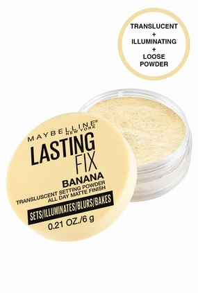 LASTING FIX BANANA POWDER LOOSE SETTING POWDER MAKEUP
