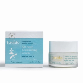 Lavido - Natural Age Away Replenishing Facial Cream | Firm, Hydrate   Repair Dry, Mature Skin (1.69 oz | 50 ml)