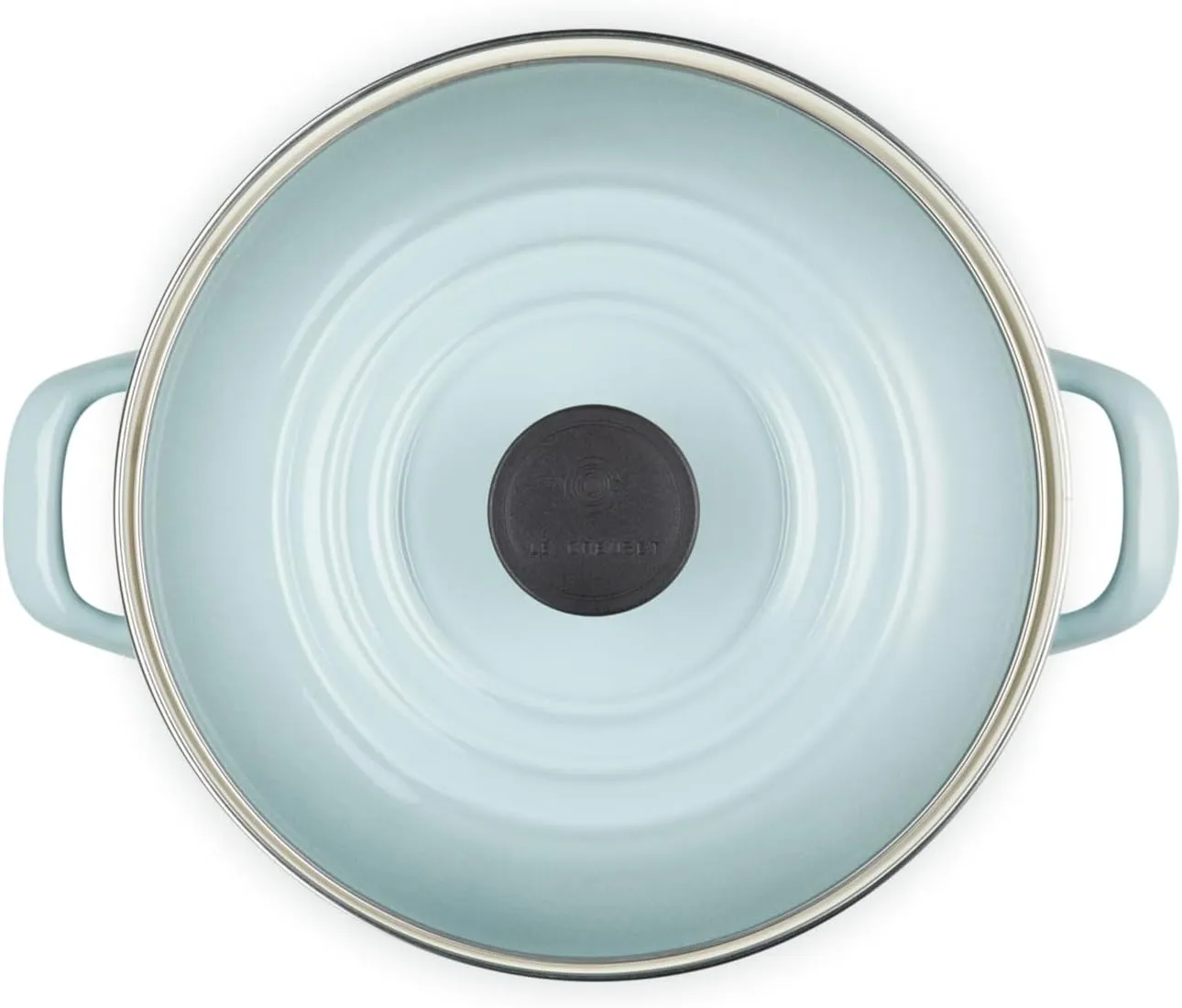 Le Creuset Enamel On Steel Stockpot with Lid, 8 Quart, Sea Salt