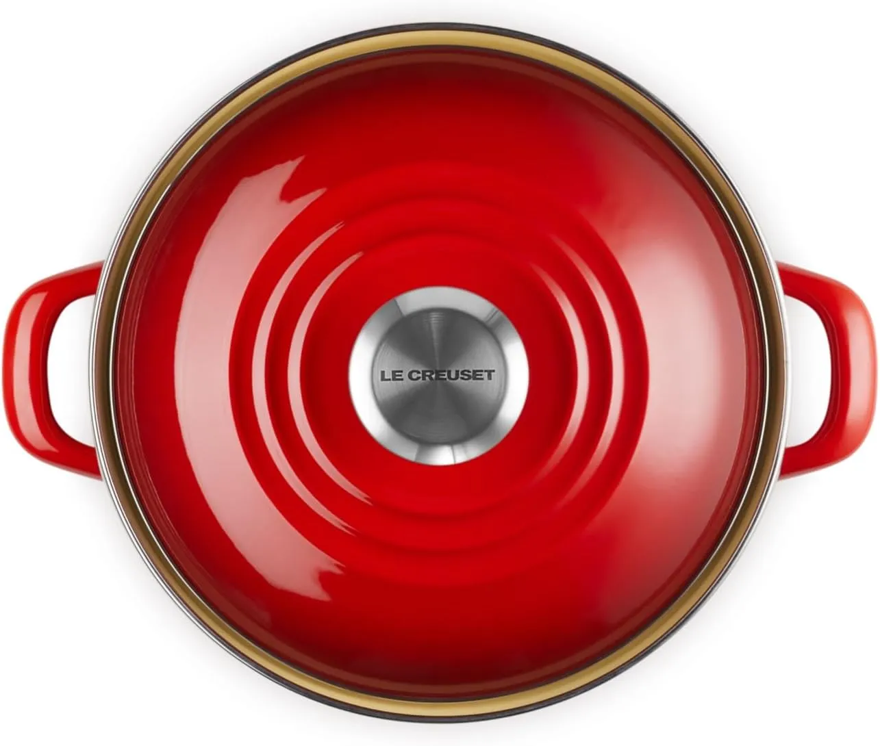 Le Creuset Enamel on Steel Traditional Petite Stockpot, 3.8qt., Cerise