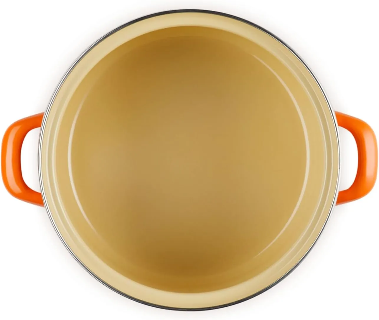 Le Creuset Enamel on Steel Traditional Petite Stockpot, 3.8qt., Flame