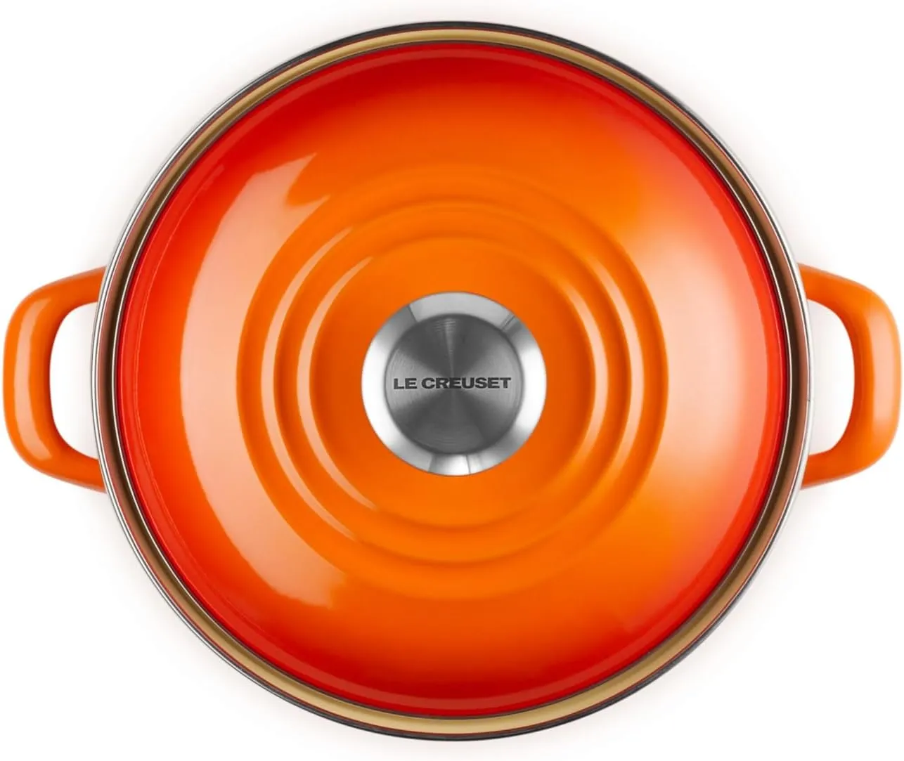 Le Creuset Enamel on Steel Traditional Petite Stockpot, 3.8qt., Flame