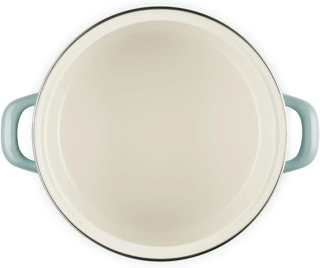 Le Creuset Enamel on Steel Traditional Petite Stockpot, 3.8qt., Sea Salt