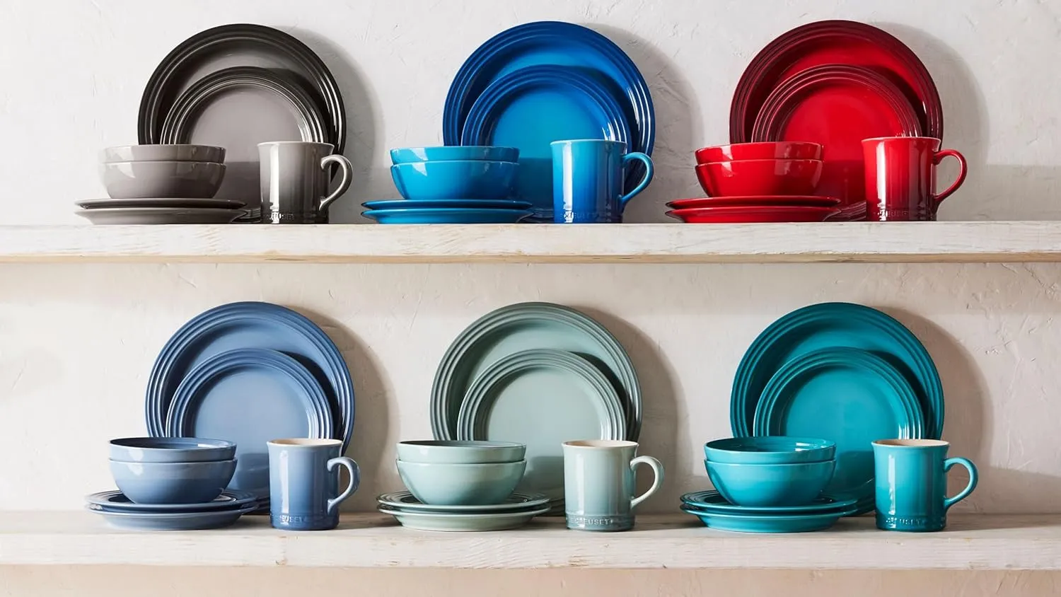 Le Creuset Stoneware Dinnerware Set, 16 pc., Marseille