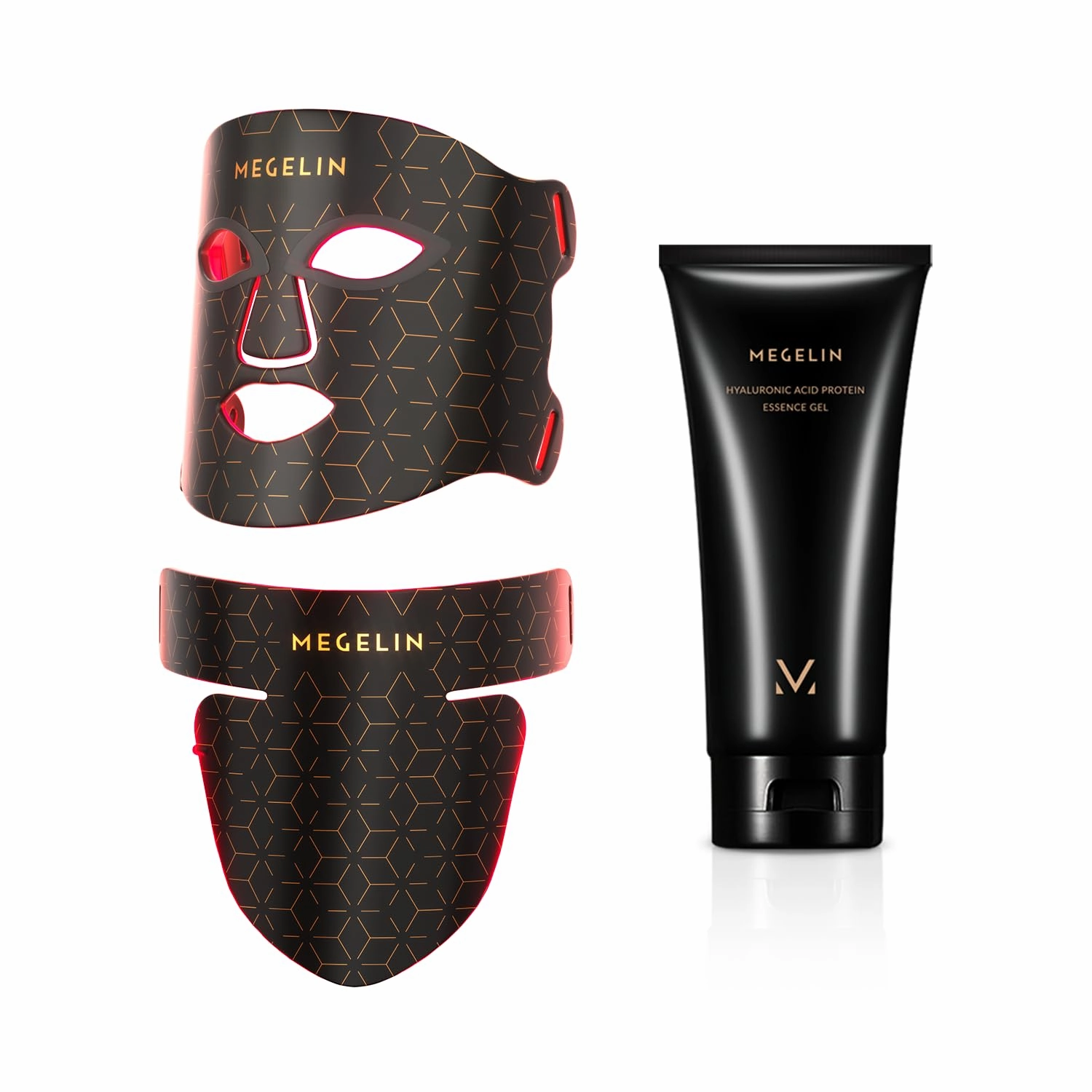 Led Red Light Therapy Face & Neck Mask and 1* Gel