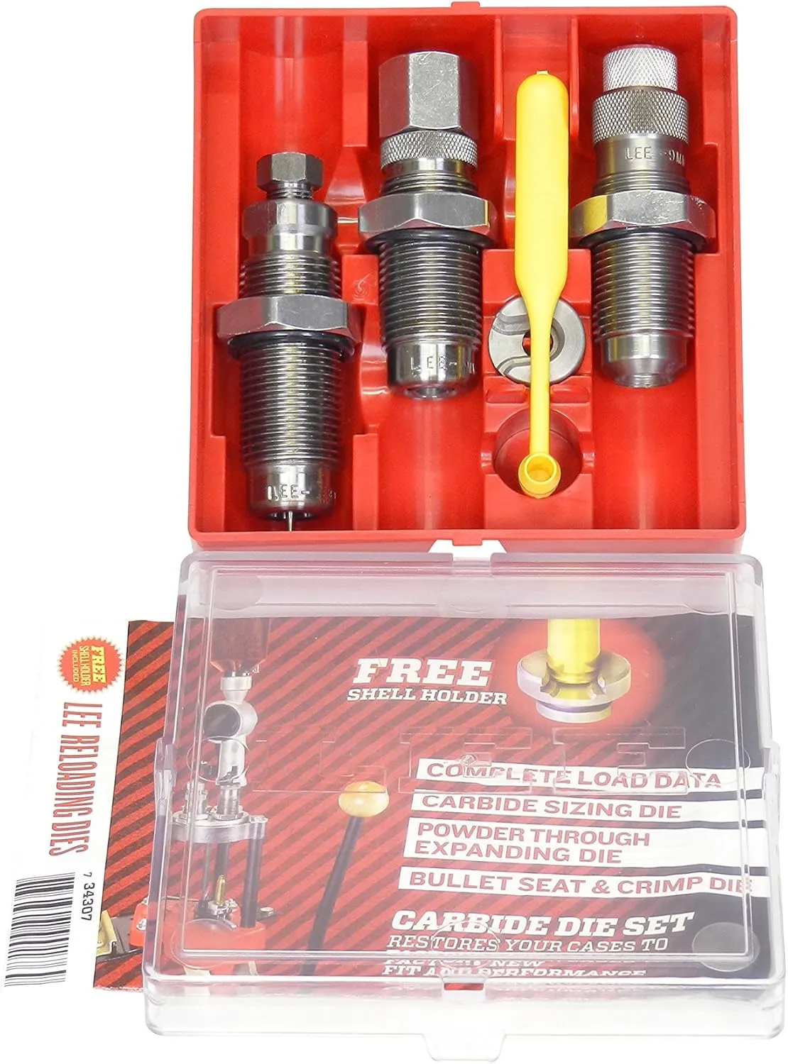 Lee Precision .45 ACP Carbide 3-Die Set (Silver)