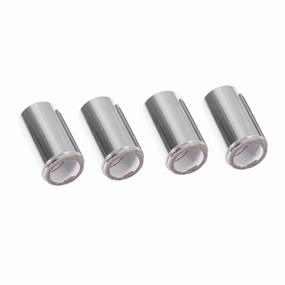 LIFKOME Hair Coloring Tin Foil 4 Rolls Highlight Cap Hair Styling Tool Salon Tin Foil Hair for Styling