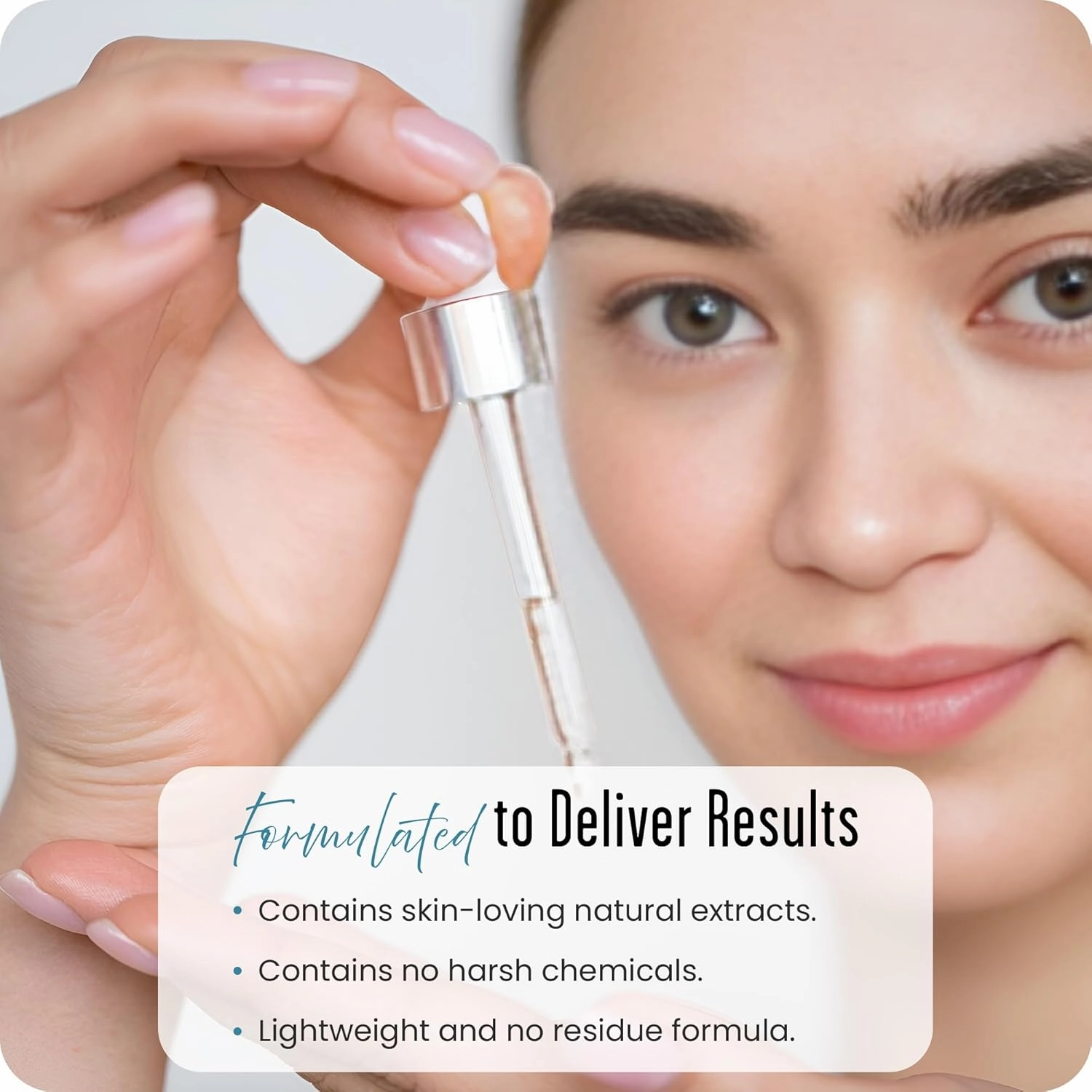 Line Refine Face Serum for Younger & Glowing Skin, Face Lift Serum with Blend of Advanced Peptides & Antioxidants, Refine Skin & Smooth Fine Lines, 2oz (4-Pack)