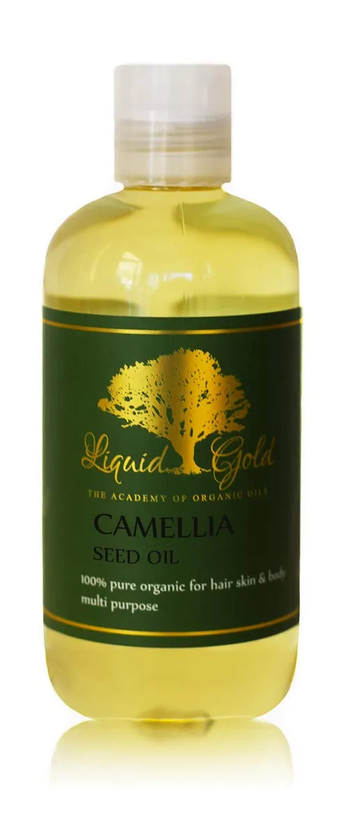 Liquid Gold Inc 8 Fl.oz Premium Camellia Seed Oil Pure Health Hair Skin Care Anti-Aging