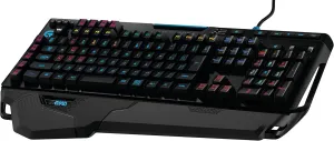 Logitech G910 Orion Spark RGB Illumination Mechanical Gaming Keyboard – 9 Programmable Buttons, Dedicated Media Controls with ARX Control App - Black (Renewed)