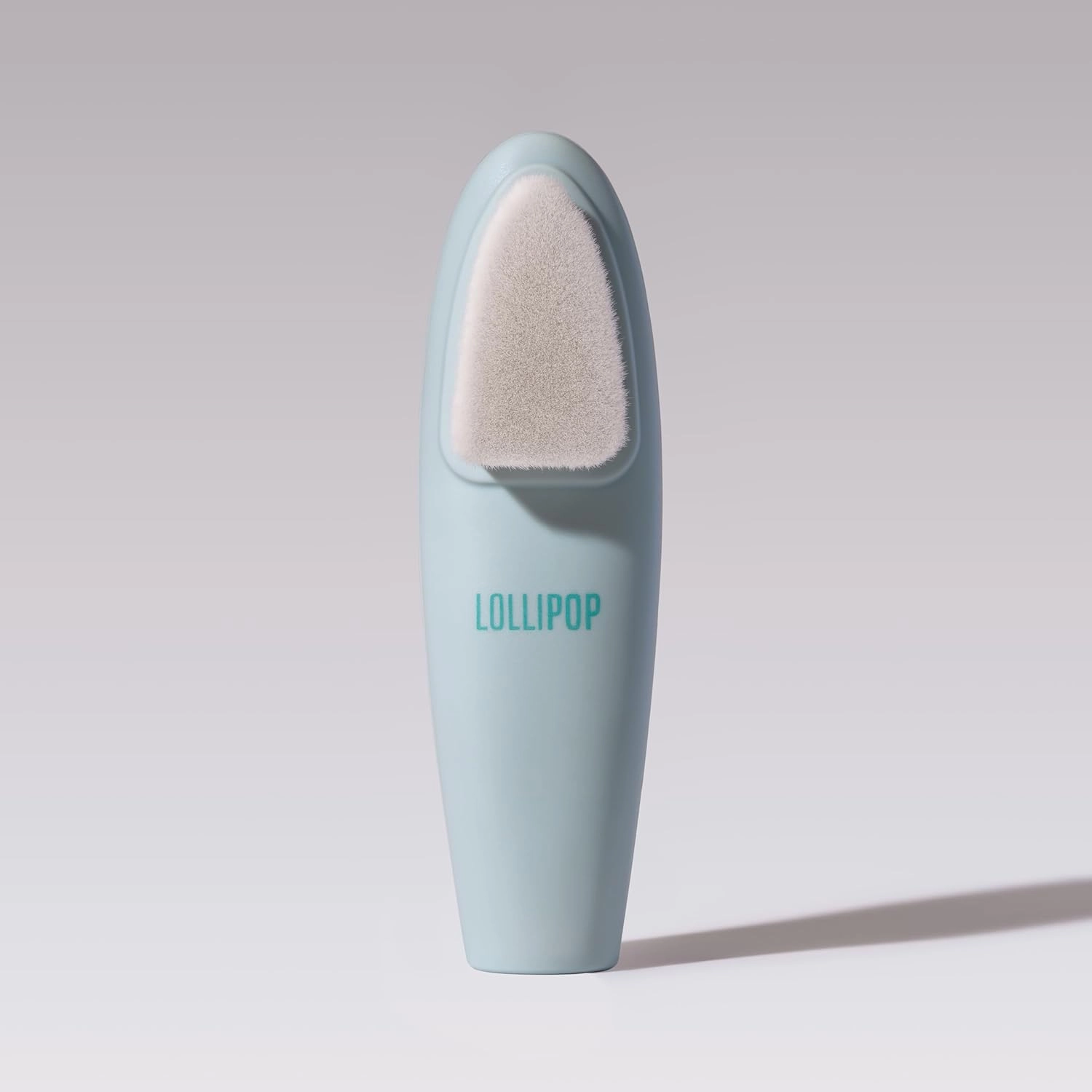 LOLLIPOP Handle Dual-Sided Silicone Face Scrubber, Face Exfoliator, Synthetic Face Brush Cleanser, Facial Cleansing Brush for Massage - Oceanic