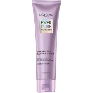 L'Oreal Paris Blow Dry Primer for 48 HR Frizz Control, Sulfate Free, EverPure 5.1 fl oz
