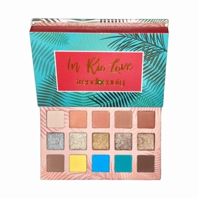 Lot of 2 Trend Beauty Eyeshadow Palette - In Rio Love 15 Shades 15g/ 0.53 oz New