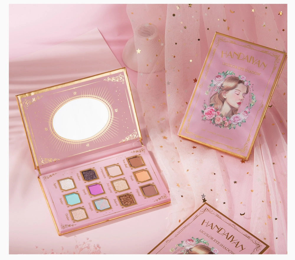 MA593 - Eyeshadow Palette Matte Glitter Pearl Makeup