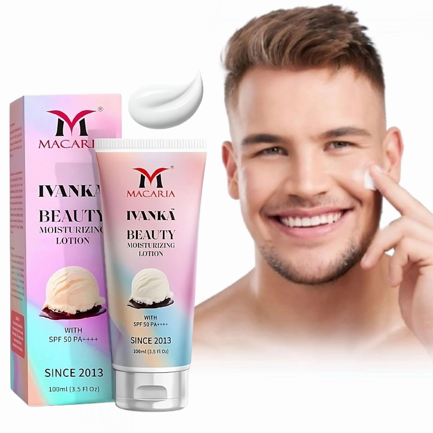 MACARIA Ivanka Beauty Body Lotion for face for men
