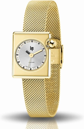 MACH 2000 Mini Square Gold Milanese Watch 671177