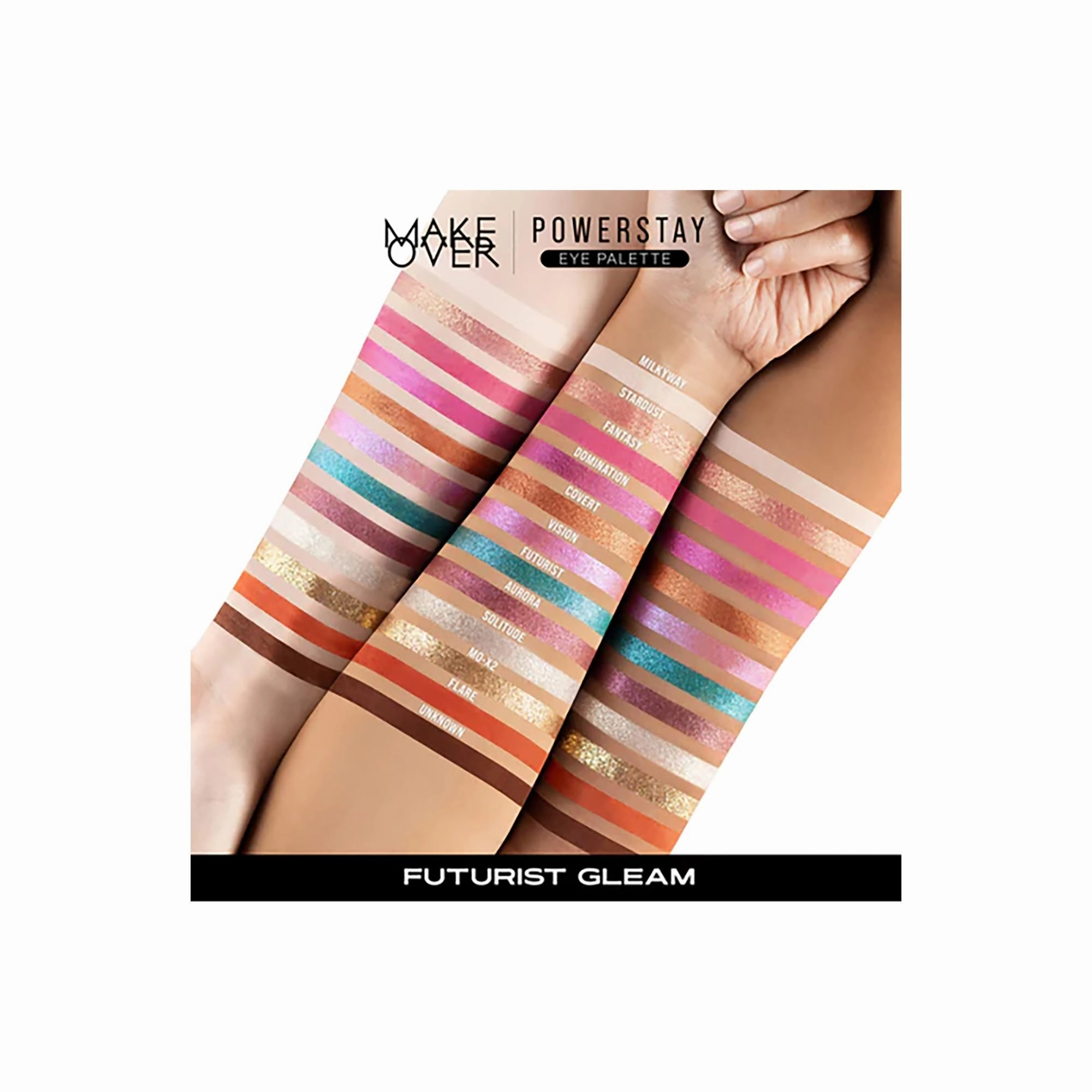 Make Over Powerstay Eye Palette Hall Of Stars 12 x 1.5 g