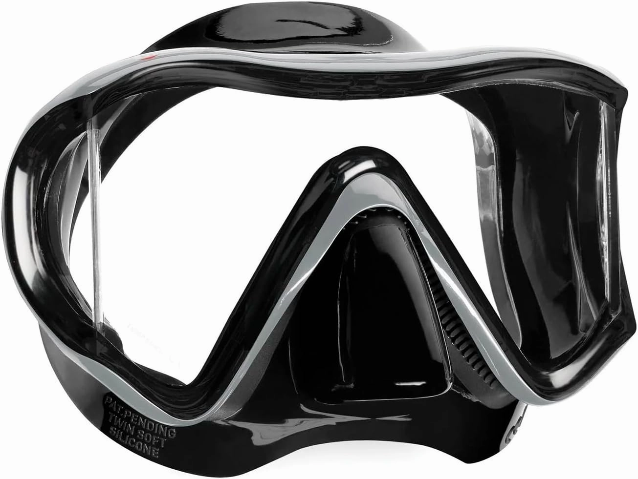 Mares Adult I3 Diving Mask - Panoramic View Easy to Adjust Dive Mask with Silicone Skirt for Scuba Diving, Freediving, Snorkeling, Spearfishing