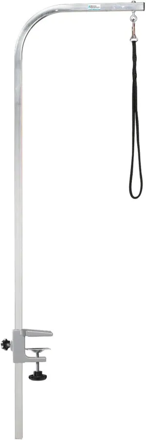 Master Equipment Zinc-Plated Steel Dog Grooming Arm with Clamp, 48-Inch, Silver