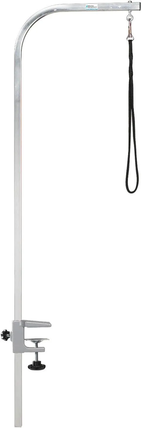 Master Equipment Zinc-Plated Steel Dog Grooming Arm with Clamp, 48-Inch, Silver