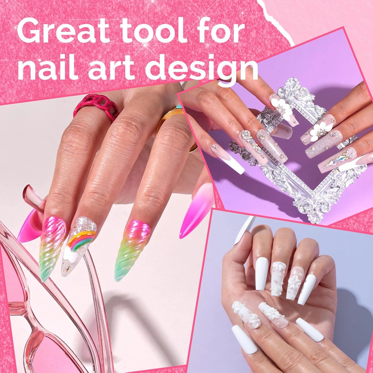 MelodySusie Kolinsky Acrylic Nail Brush,80% Kolinsky Hair,Professional Nail Art Brush for Acrylic Application,Nail Extension, 3D Nail Carving