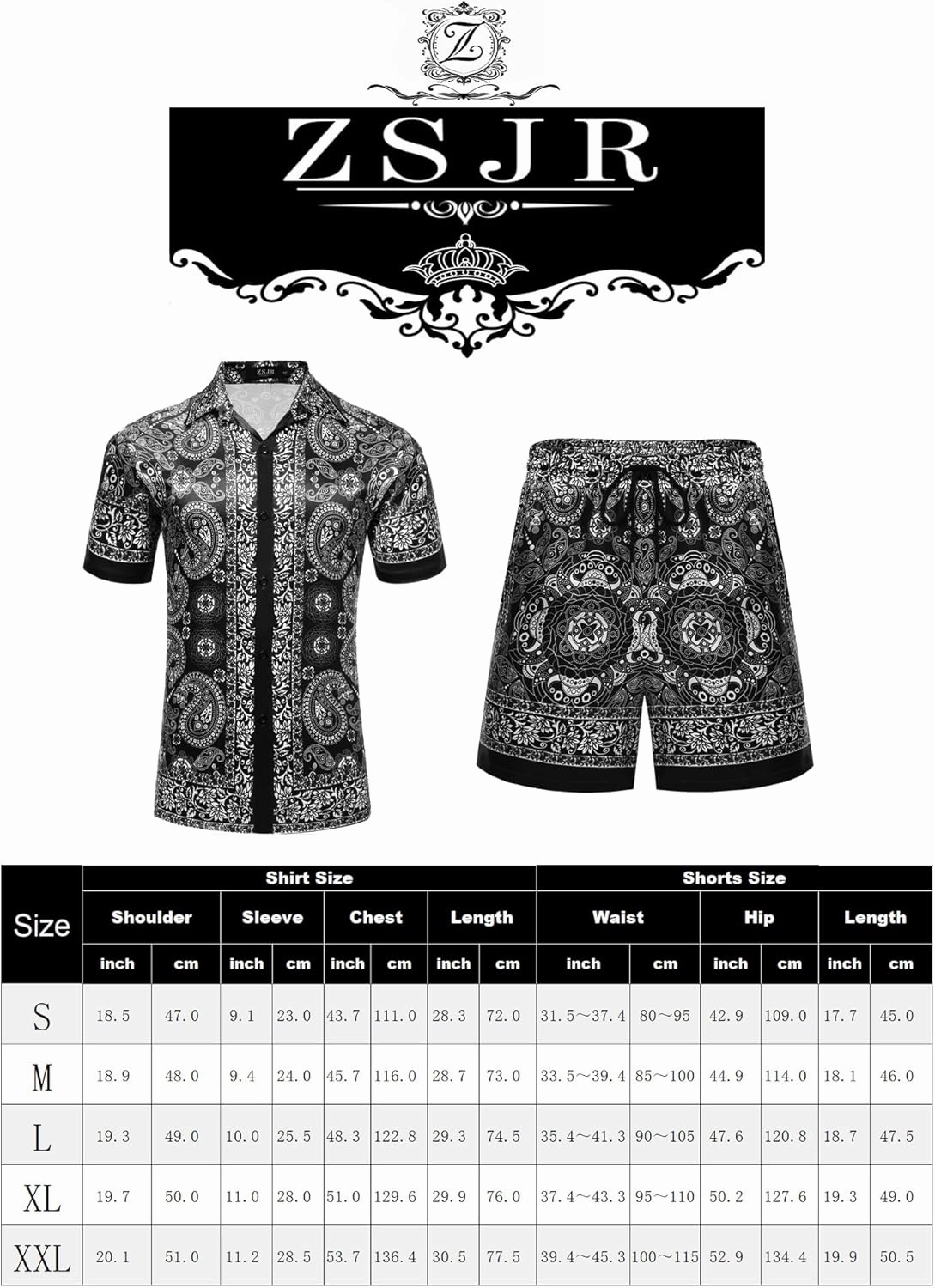 Mens Hawaiian Shirt Sets Satin Silk Casual Button Down Shirts 2 Piece Luxury Summer Beach Outfits for Men