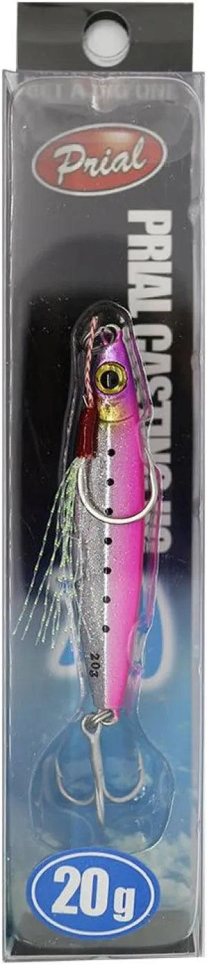 Metal Jig Lure, Primary Jig R20g #PJ40 Silver Powder PK Sardine