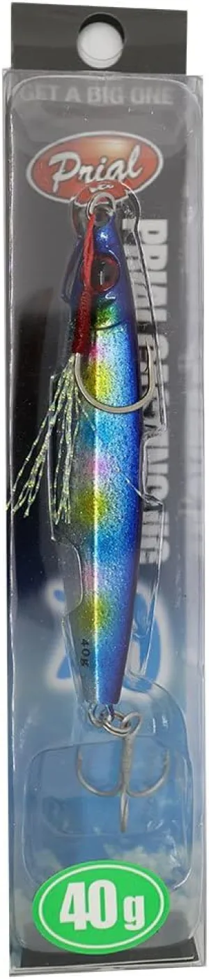 Metal Jig Lure, Primary Jig R40g #PJ39 Silver Powder Blue BC