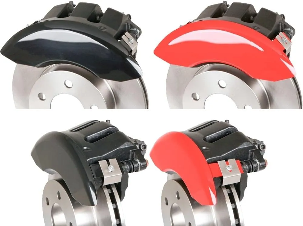 MGP Calipers 10255SFRDRD Ford Oval Logo, Red/Silver
