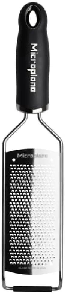 Microplane Gourmet Series Hard Cheese Grater (Fine, Black)
