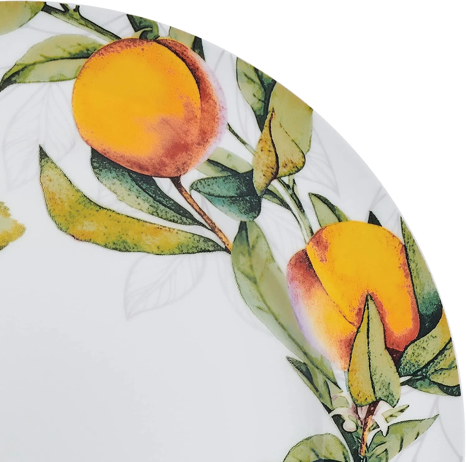 Mikasa Orchard Bone China Lightweight Chip Resistant 12 Piece Dinnerware Set, Service for 4