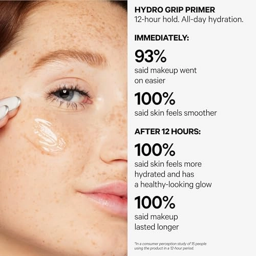 Milk Makeup Hydro Grip Primer - 1.52 fl oz - Hydrates & Grips Makeup for Up to 12 Hours - Prevents Caking - All Skin Types - Vegan, Cruelty Free