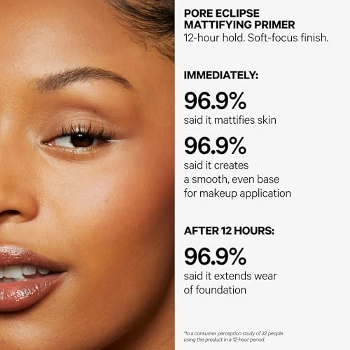 Milk Makeup Pore Eclipse Mattifying Primer - 0.68 fl oz - Face Primer - Smooths Skin, Controls Shine & Minimizes Look of Pores - Up to 8-Hour Wear - Non-Comedogenic - Vegan, Cruelty Free