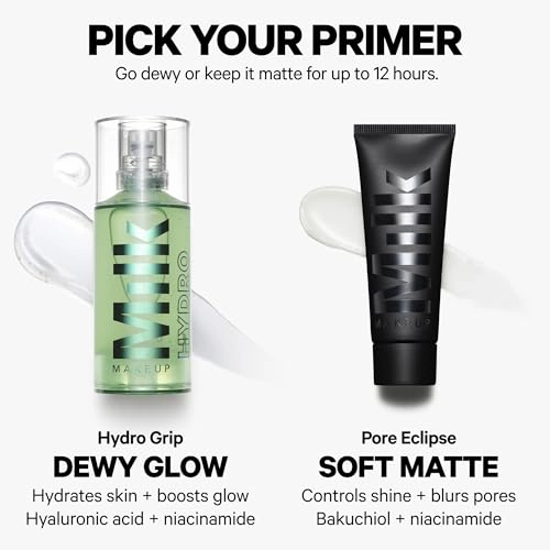 Milk Makeup Pore Eclipse Mattifying Primer - 0.68 fl oz - Face Primer - Smooths Skin, Controls Shine & Minimizes Look of Pores - Up to 8-Hour Wear - Non-Comedogenic - Vegan, Cruelty Free
