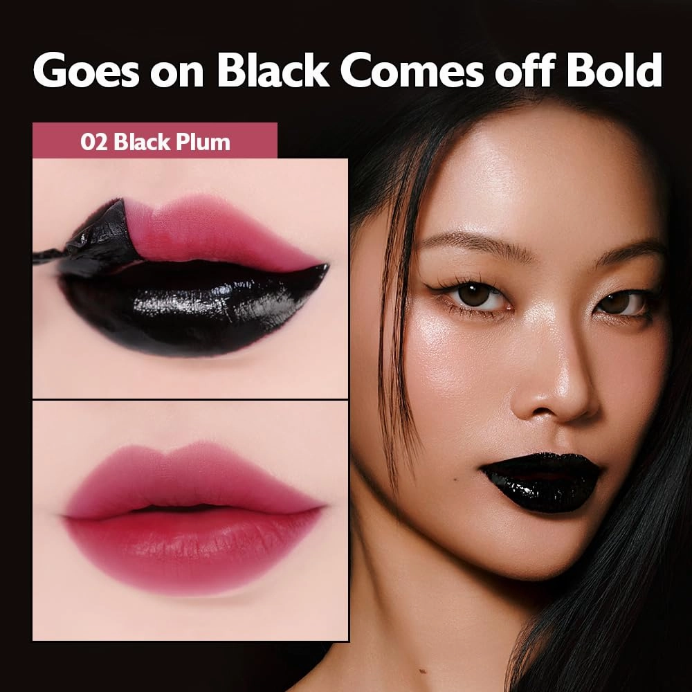 MILKTOUCH Black Peel Off Lip Tattoo #02 Black Plum
