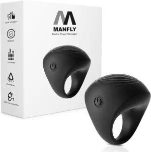 Mini Face Massager, Waterproof Rechargeable Portable Powerful Massage Tool, Multifunctional Eye, Face and Body Massager (Black)