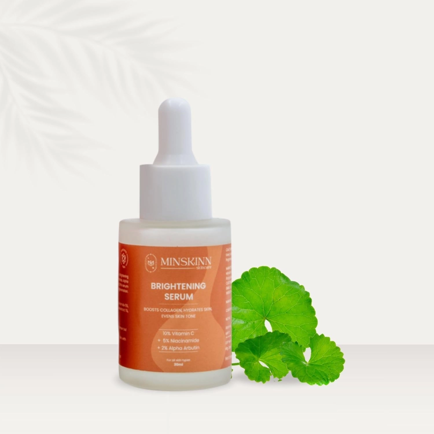 Miniskinn Korean Brightening Face Serum 30ml - Dark spot removal Vitamin C Serum with Niacinamide, Hyaluronic Acid & Alpha Arbutin, Best for Women & Glowing Skin