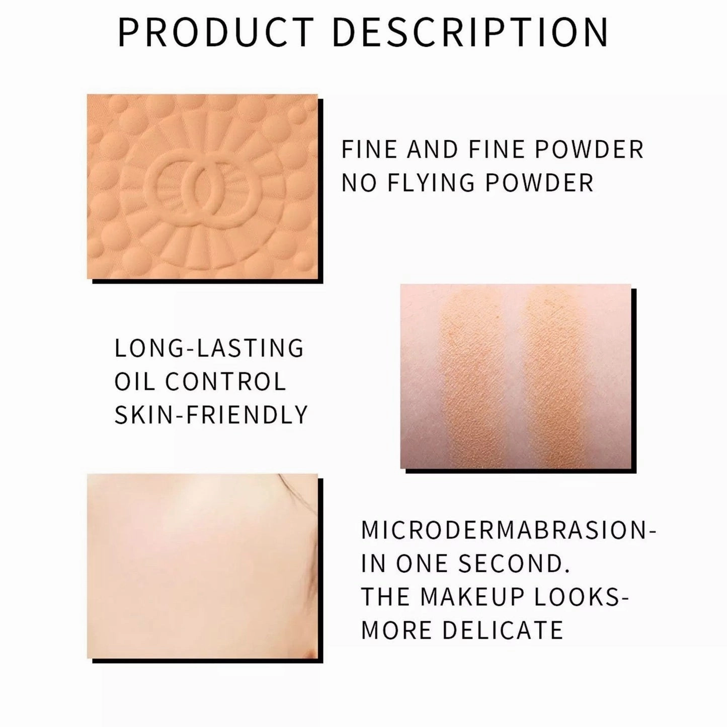 Miss Rose 2 in 1 Shell Compact