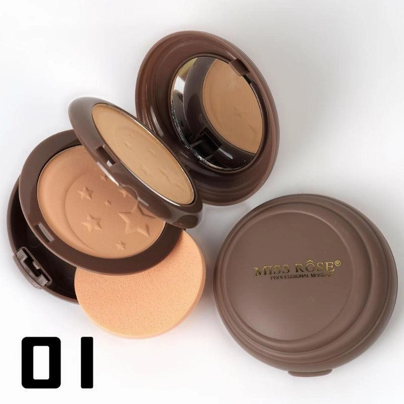 Miss Rose Brown Triangle Compact Powder