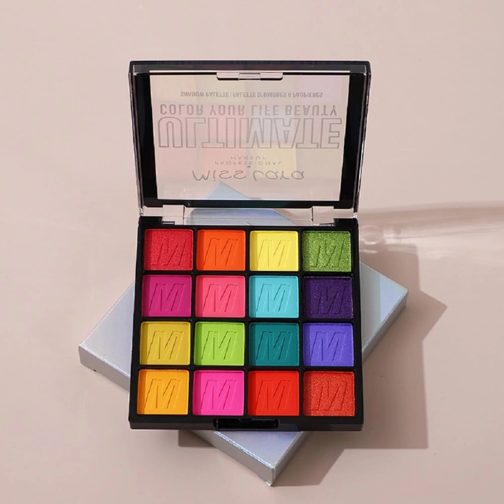 MissLara 16 Color Matte Fine Flash Waterproof Eye Shadow Palette (03)