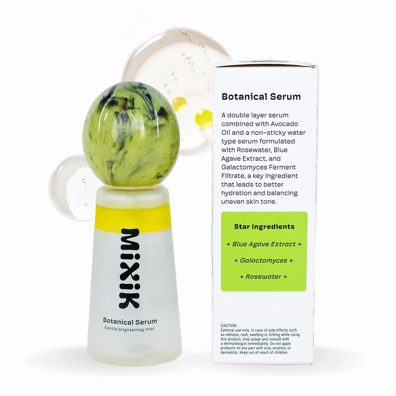MIXIK Korean Skin Care Spray Serum - Hydrating Serum Spray for Face, Glow Face Mist, Vegan Botanical Serum Setting Spray, Alcohol & Fragrance Free, Hydrating Mist (80 ml (2.7 fl oz) Full Size)