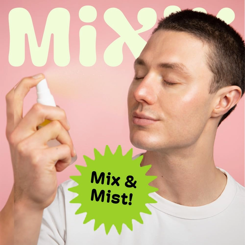 MIXIK Korean Skin Care Spray Serum - Hydrating Serum Spray for Face, Glow Face Mist, Vegan Botanical Serum Setting Spray, Alcohol & Fragrance Free, Hydrating Mist (80 ml (2.7 fl oz) Full Size)