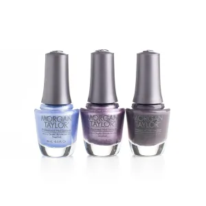 Morgan Taylor Holday Winter On My Wish List Value Packs - Professional Lacquer, Vibrant, Chip-Resistant, Fast-Drying, Long-Lasting, High-Shine, Perfect for Manicures & Pedicure (Pack #2, 3 pcs)