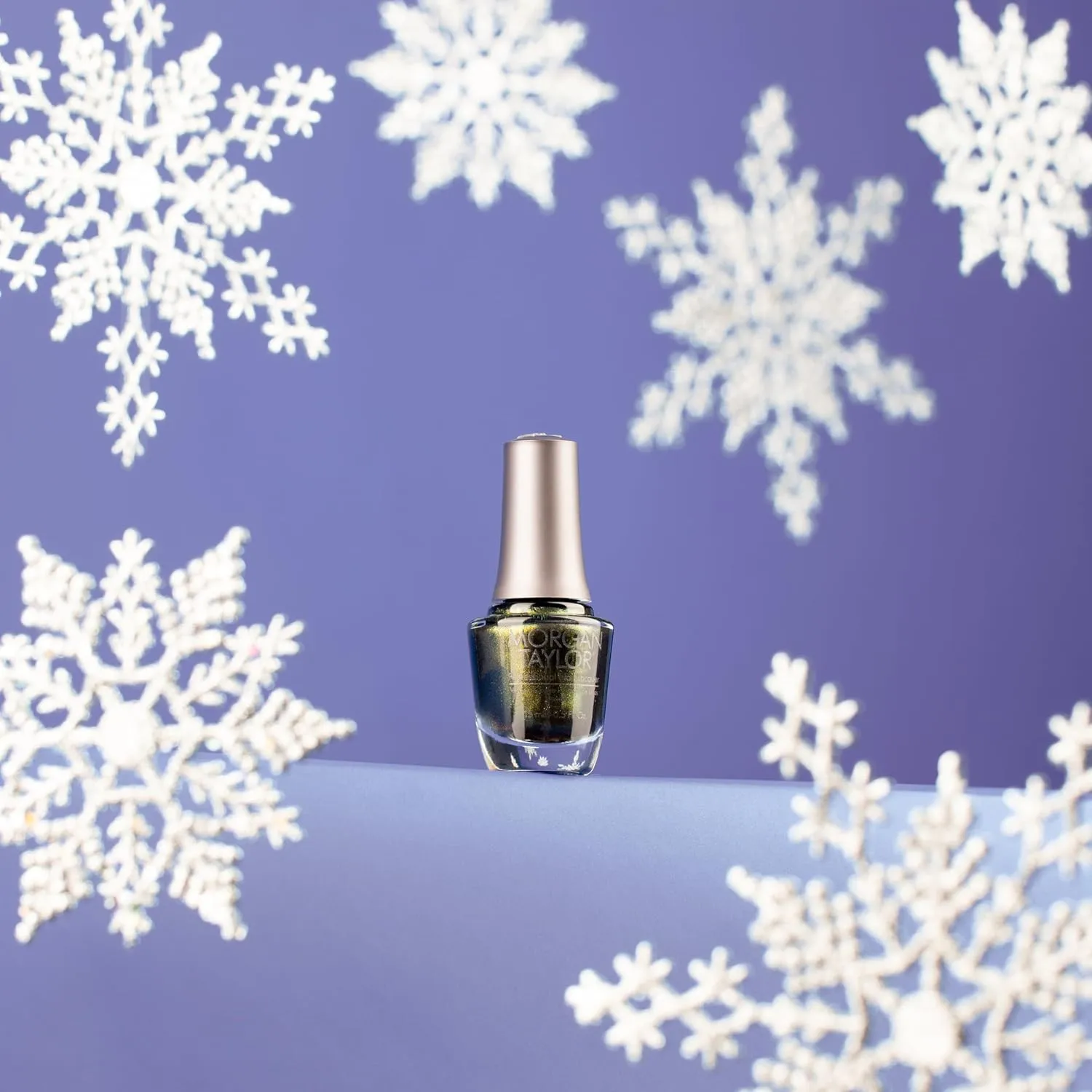 Morgan Taylor Holday Winter On My Wish List Value Packs - Professional Lacquer, Vibrant, Chip-Resistant, Fast-Drying, Long-Lasting, High-Shine, Perfect for Manicures & Pedicure (Pack #2, 3 pcs)