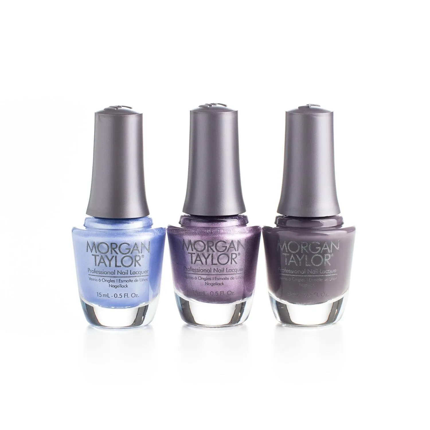 Morgan Taylor Holday Winter On My Wish List Value Packs - Professional Lacquer, Vibrant, Chip-Resistant, Fast-Drying, Long-Lasting, High-Shine, Perfect for Manicures & Pedicure (Pack #2, 3 pcs)