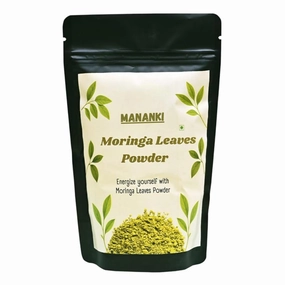 Moringa Leaf Powder, 100g, Non-GMO, for Hair Care, Face Mask, Gluten Free